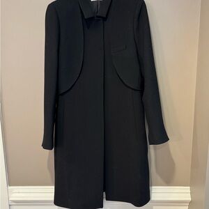 The Row Holmes Classic Black Coat Blazer